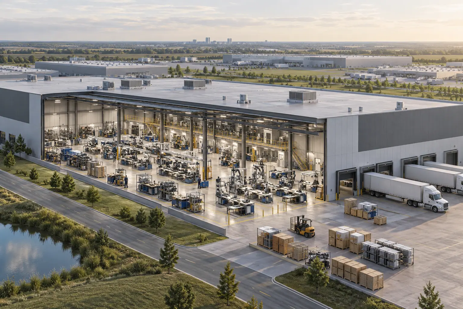 Amazon plans $100M Indiana factory to supply fulfillment and robotics network