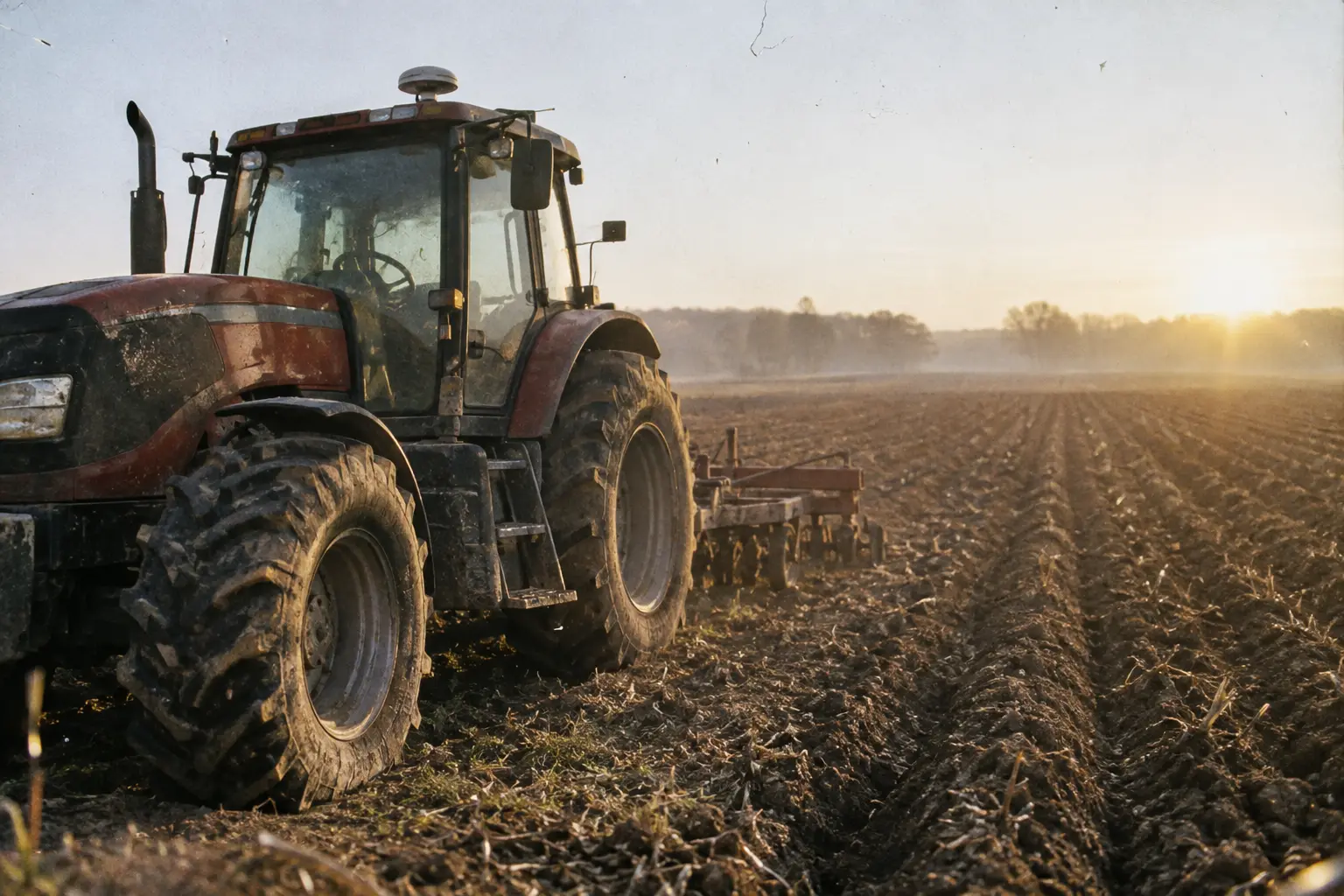 A conceptual robotic field vehicle illustrates CNH’s pitch for technology to address farming pressures. Illustration generated by AI.