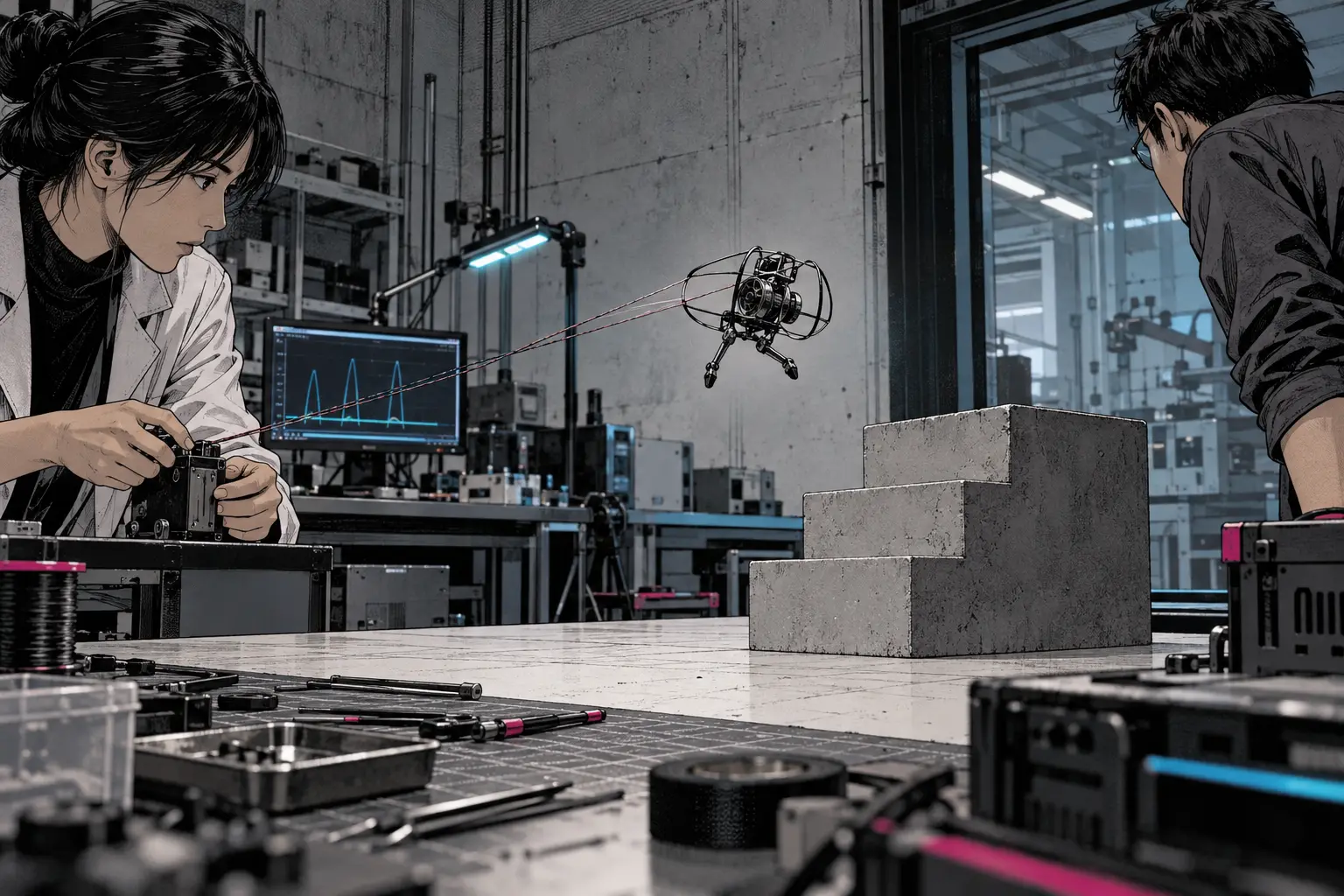 One-Gram Hopping Robot Still Requires Wired Power