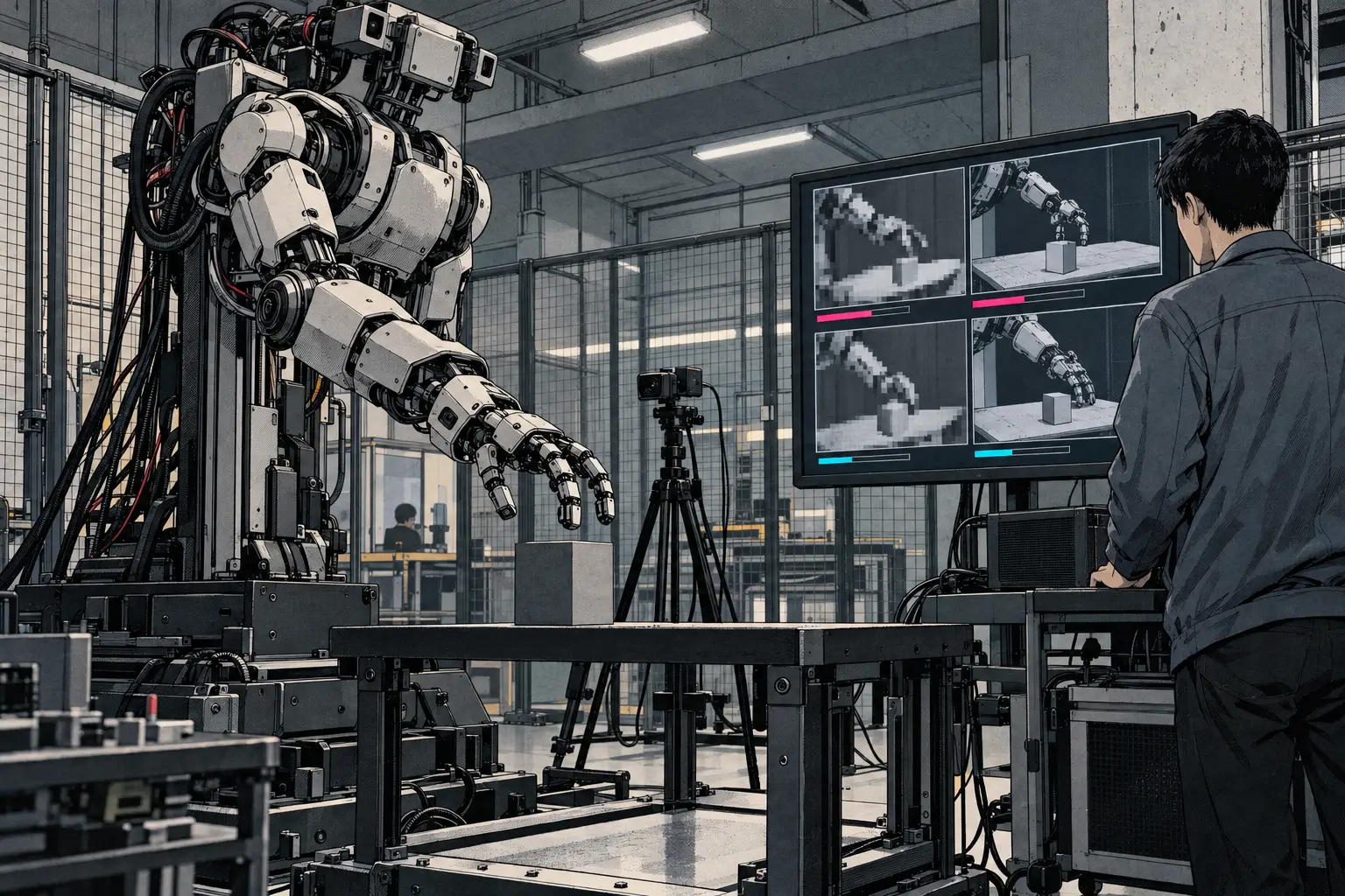 4-Bit Robot Policy Reaches Full-Precision Mean Score With QCRL