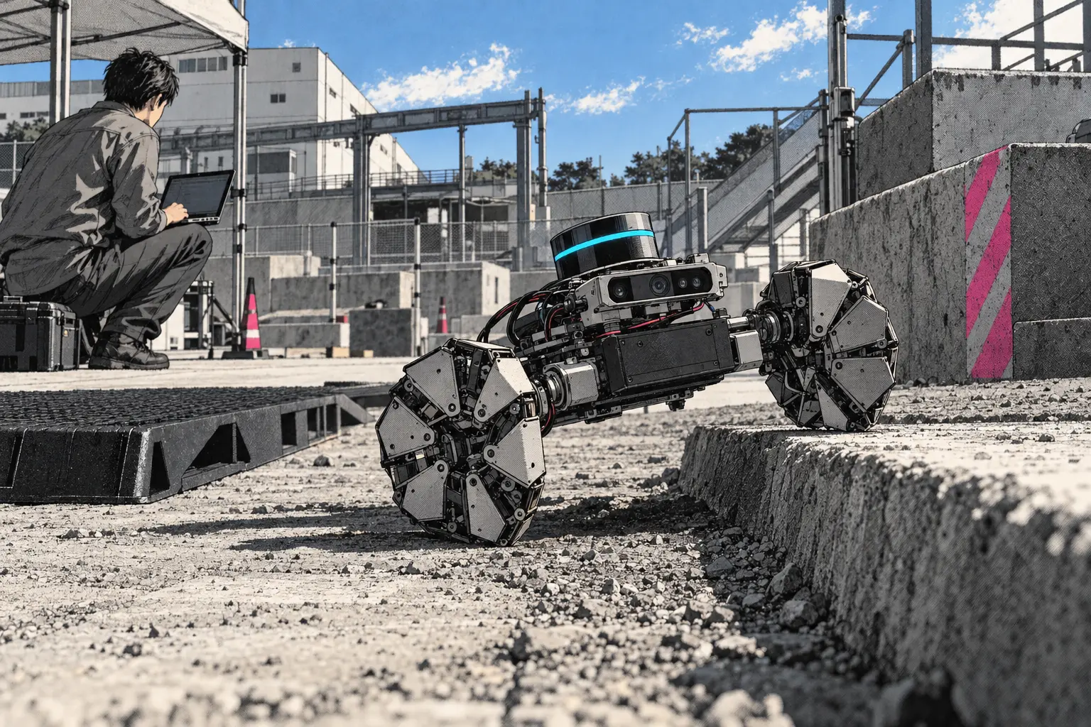 Robot Reshapes Its Wheels to Cut Sunlit Depth Gaps From 48% to 18%