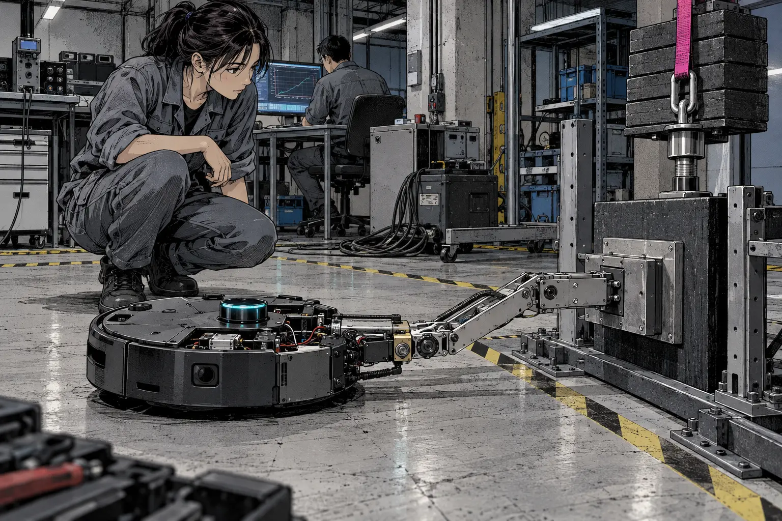 Robot Vacuum's Deployable Plate Held 50 Newtons With Motor Off