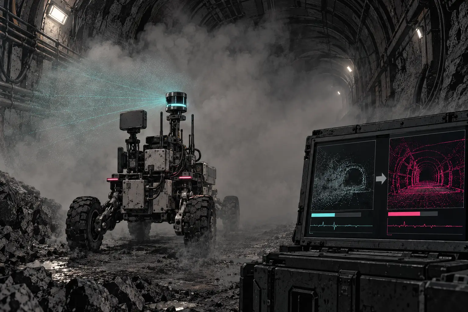 System Detects Smoke-Degraded LiDAR and Shifts Localization to Radar